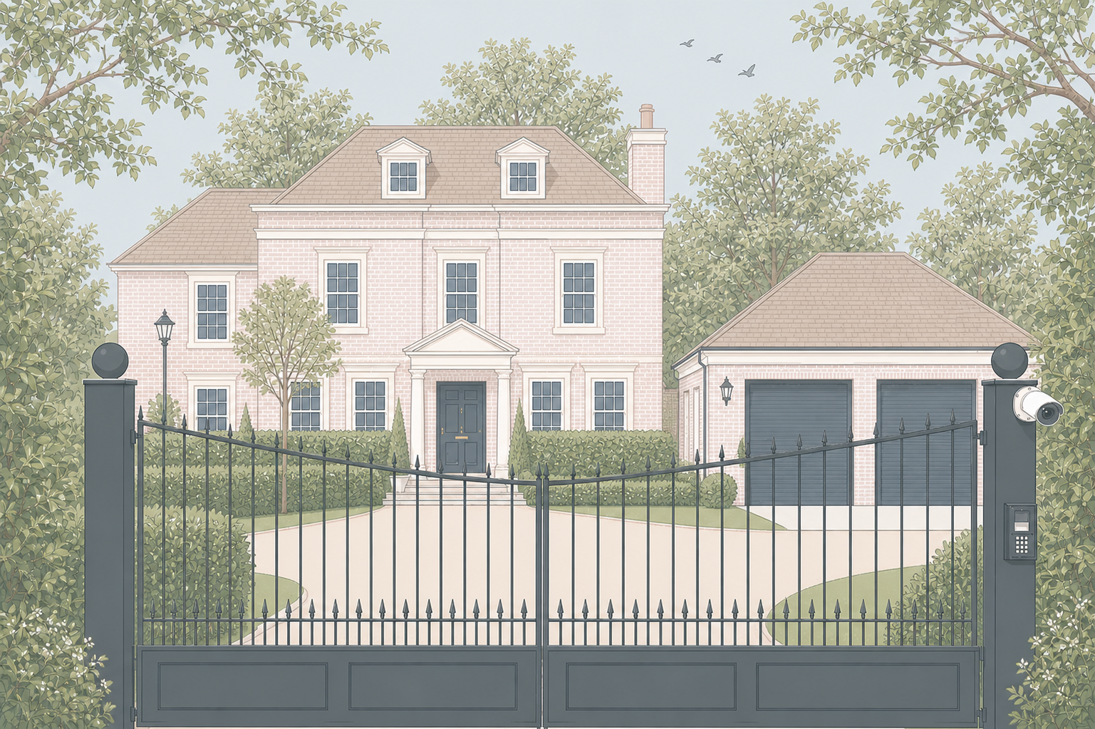 Cobham new-build residence — residential architects London, Rosace Studio